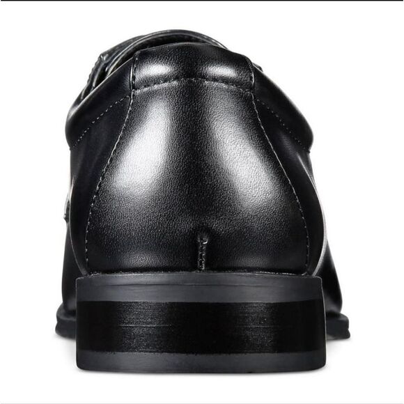 New ALFANI Men's Andrew Plain Toe Derbys Created for Macy's black leather size 8 - Picture 3 of 6